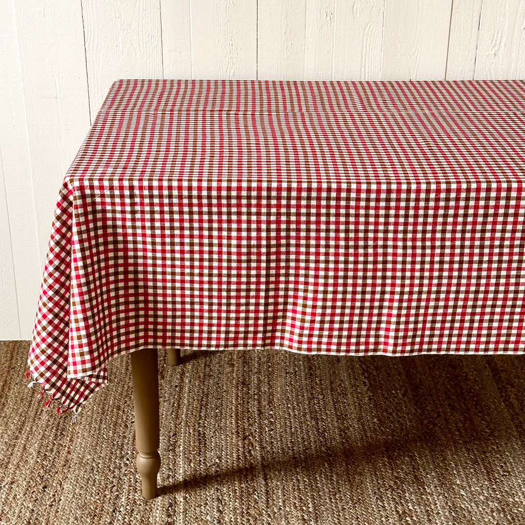 Apple Mini Gingham Tablecloth