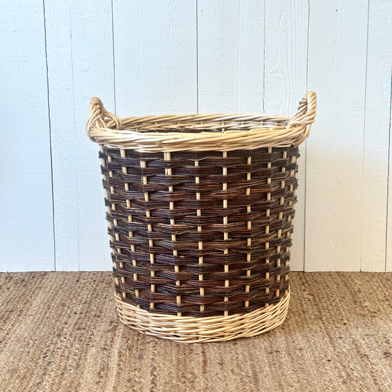 Medium Round French Log Basket #1