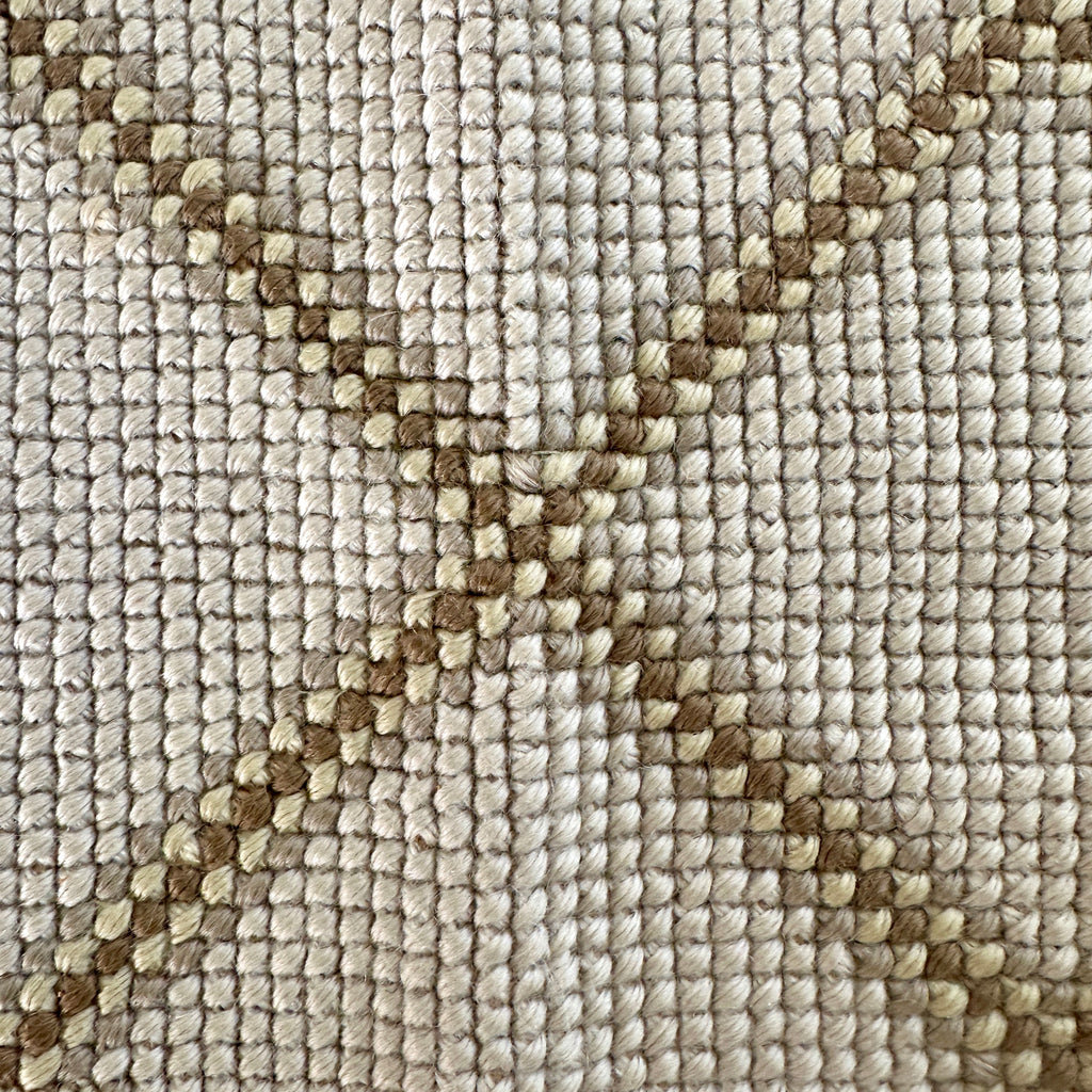 Swedish Hand-Embroidered Floral Rug