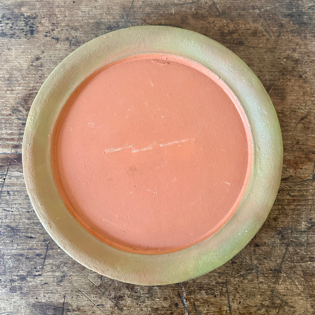 #6 Aged Terracotta Saucer