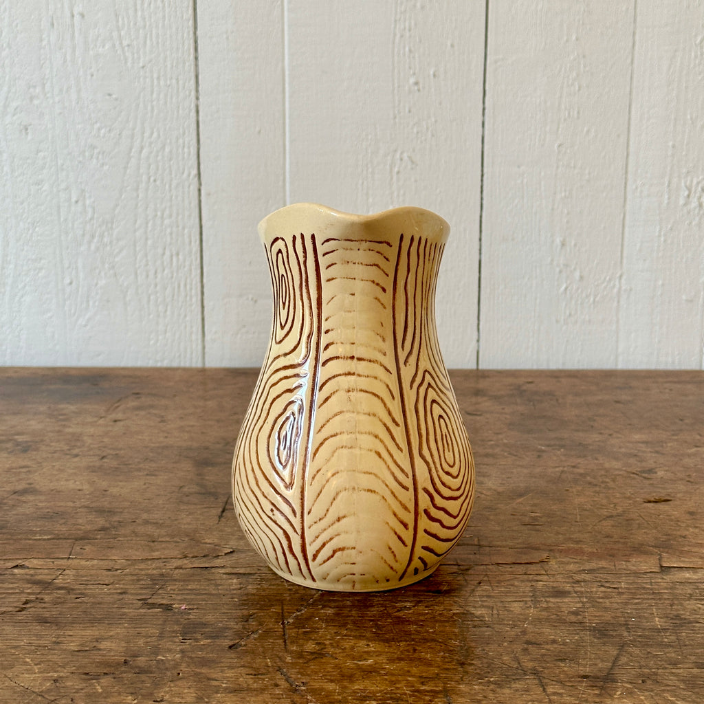 Faux Bois Vintage Jug