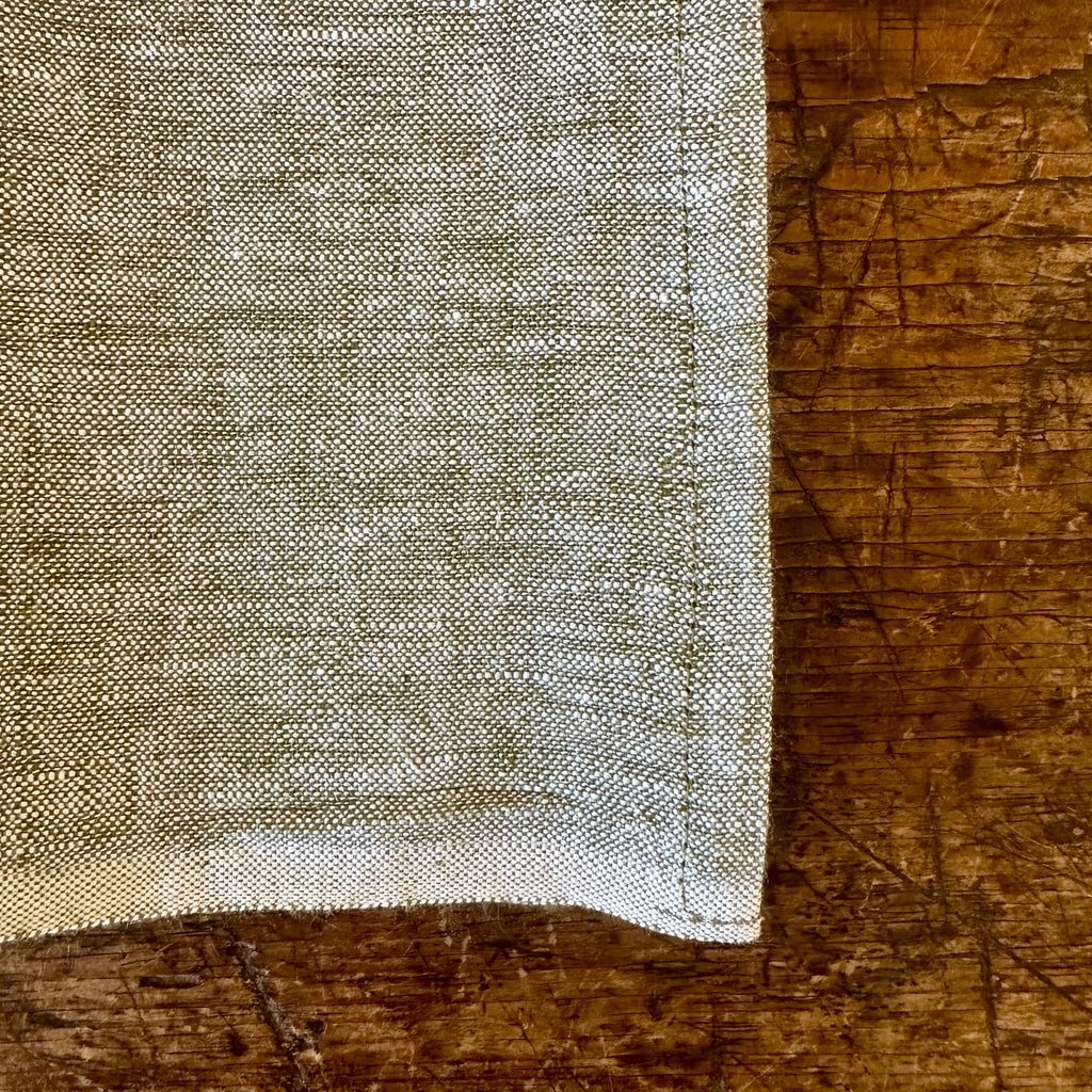 Olive Washed Linen Napkins