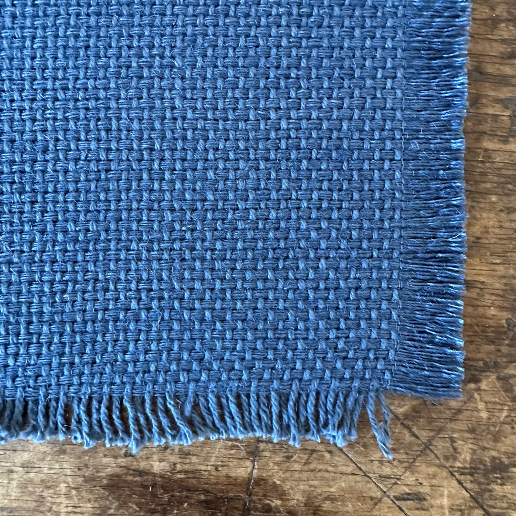 Indigo Woven Jute and Cotton Placemats - Set of 4