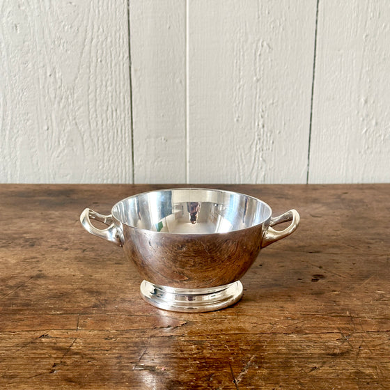 Two Handled 5" Hotel Silver Bowl