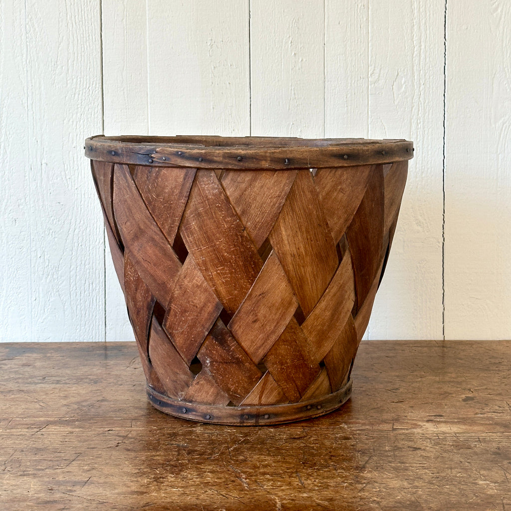 Antique Shaker Orchard Basket