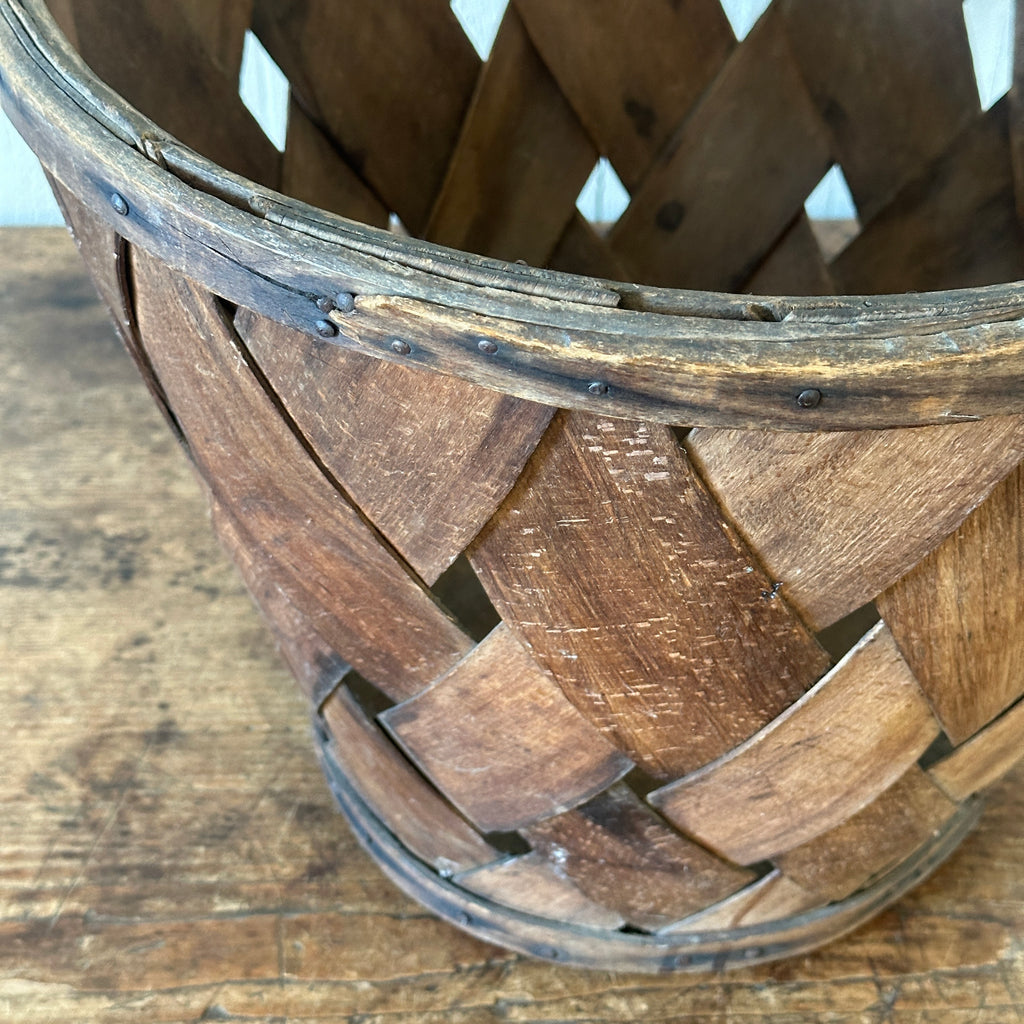 Antique Shaker Orchard Basket