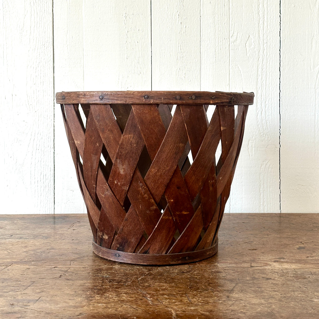 Antique Shaker Orchard Basket