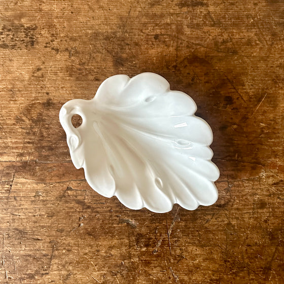 Ironstone Leaf Dish