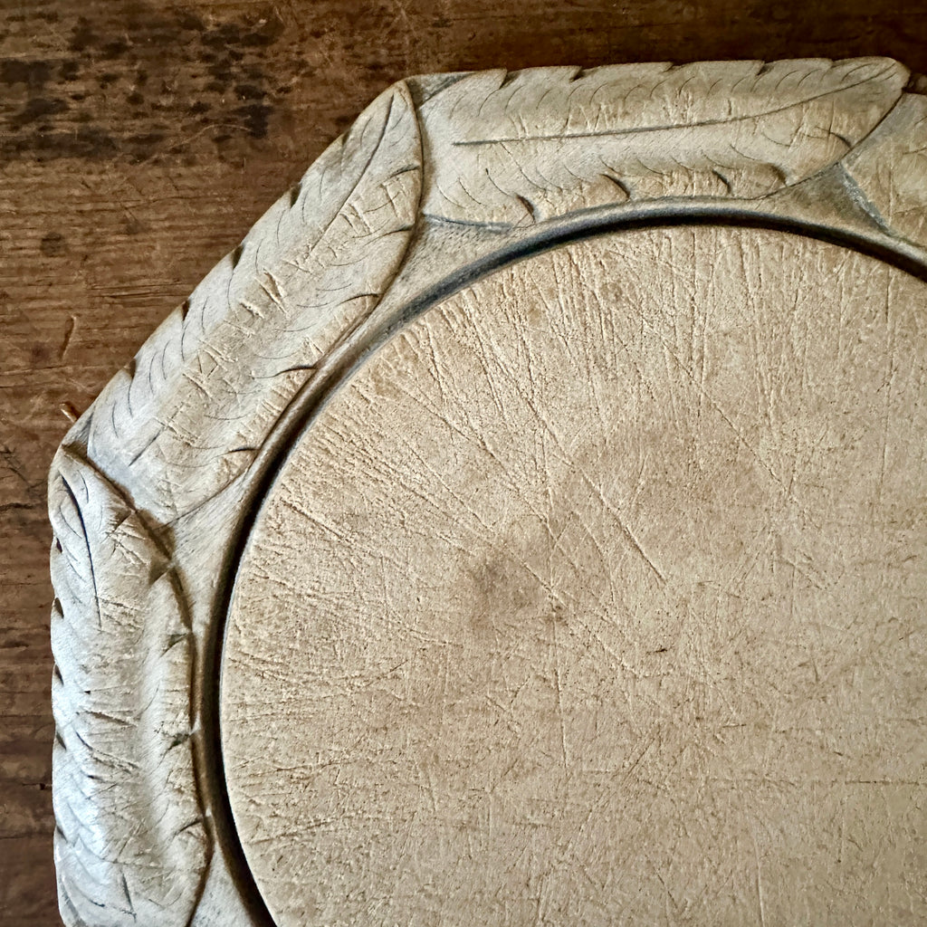 Antique Octagonal Bread Board