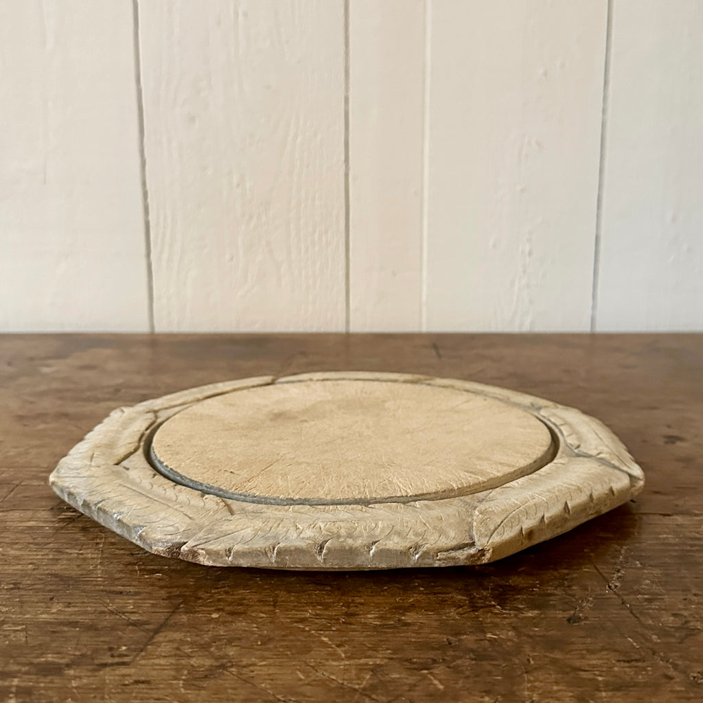 Antique Octagonal Bread Board