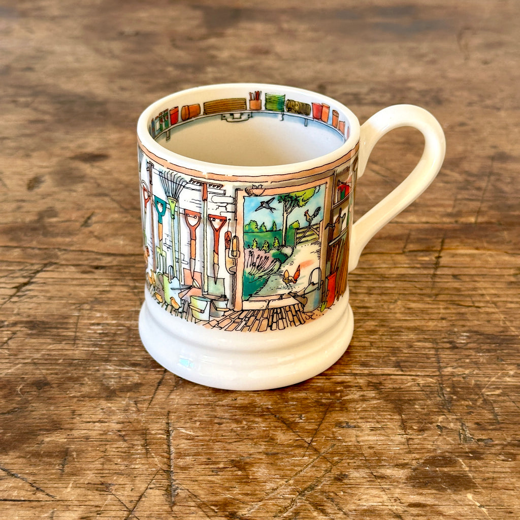 Setting Up Home Potting Shed ½ Pint Mug