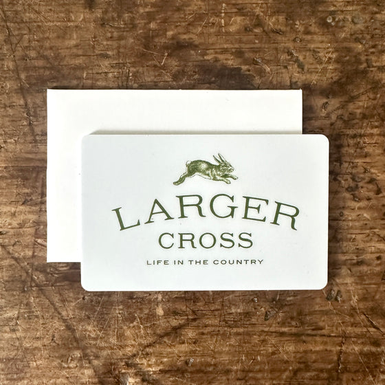 Larger Cross Physical Gift Card