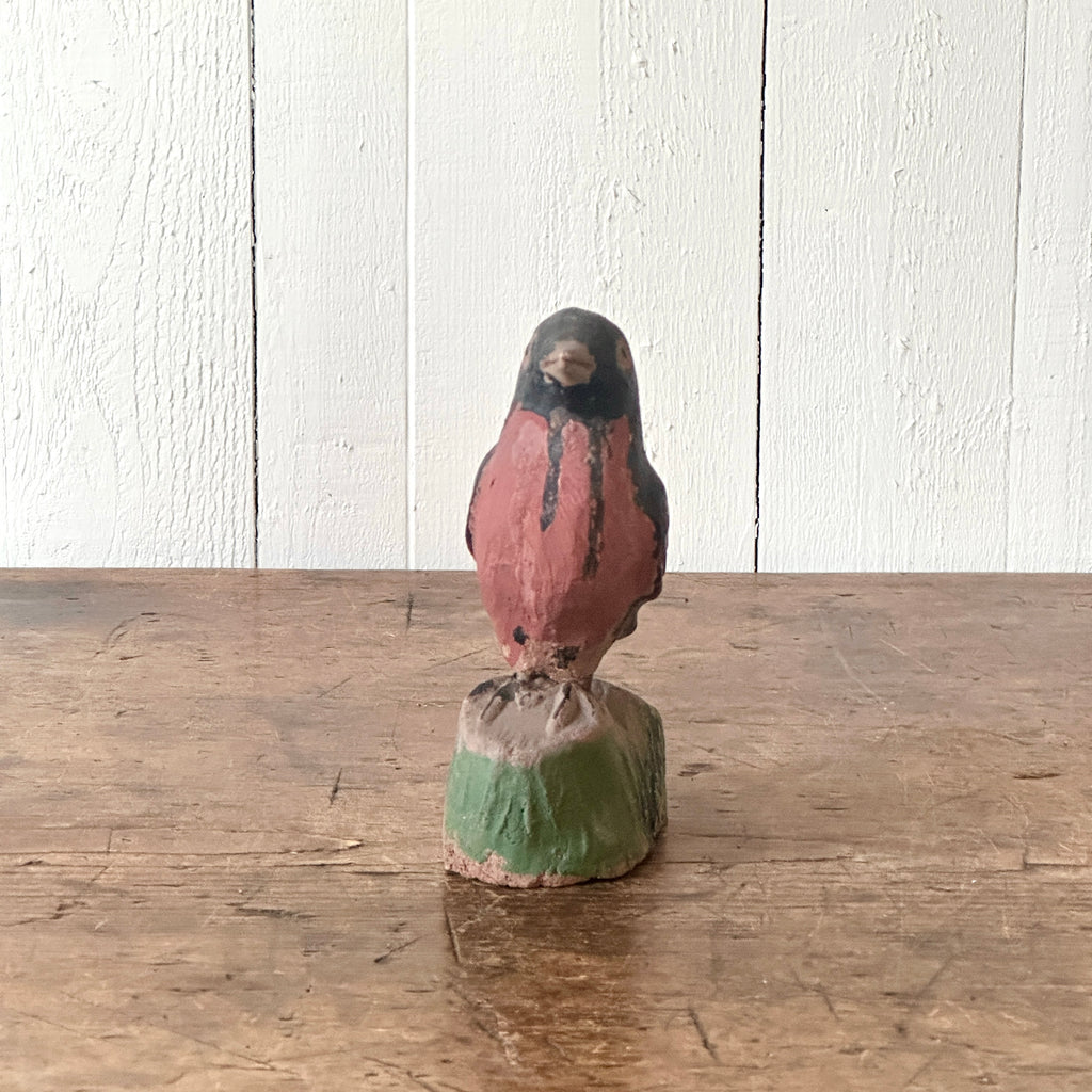 Vintage Folk Art Robin