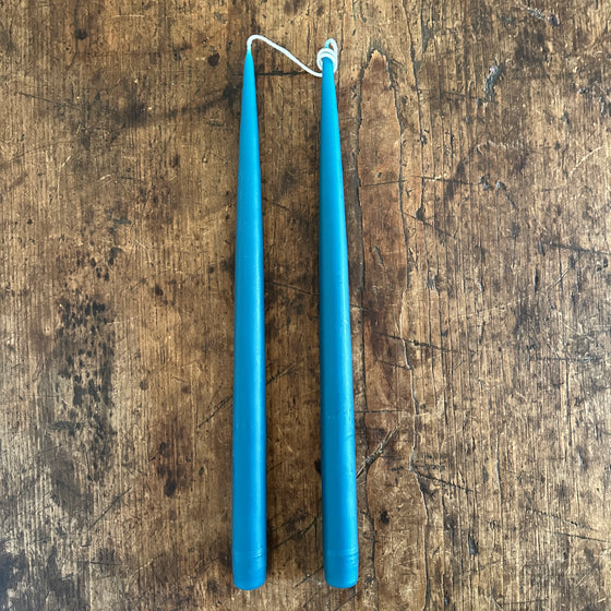 Antique Blue Everyday Taper Candles