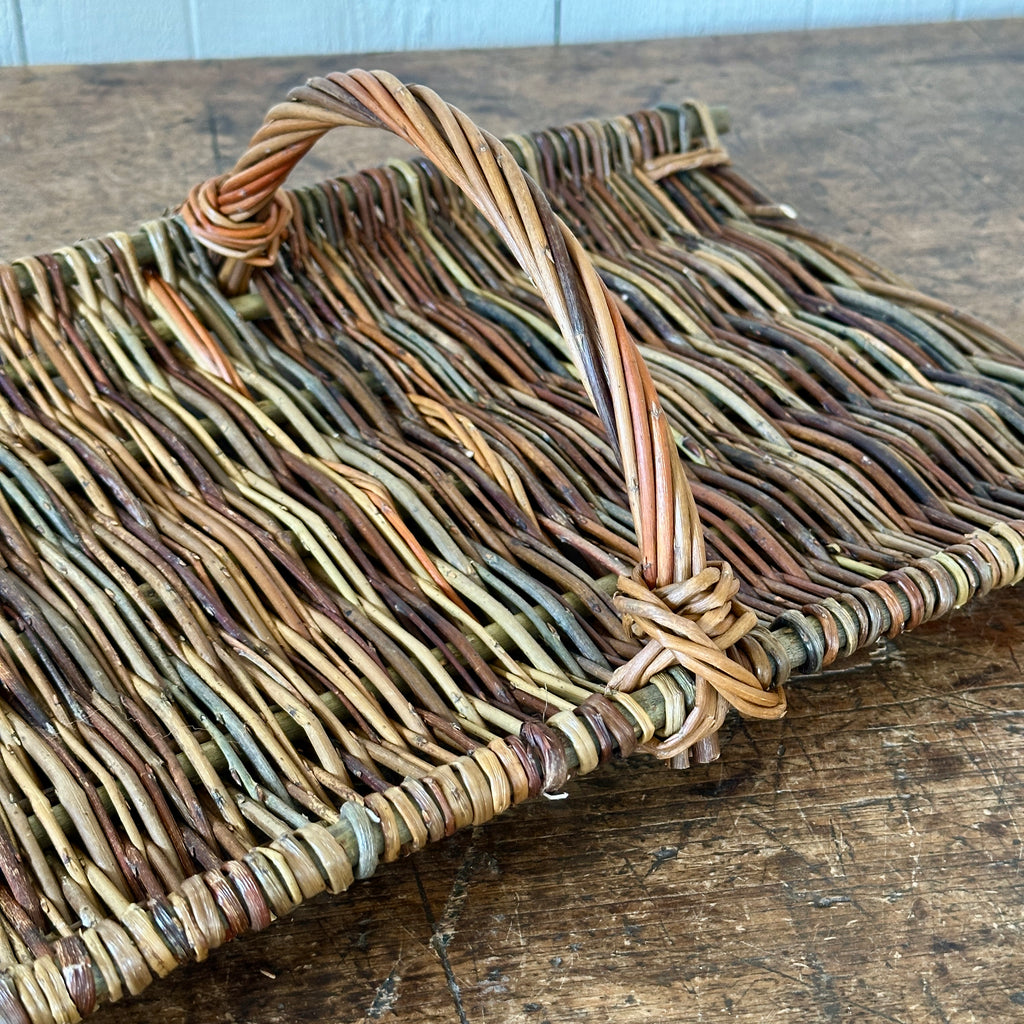 One Handle Willow Provencal Cheese Tray