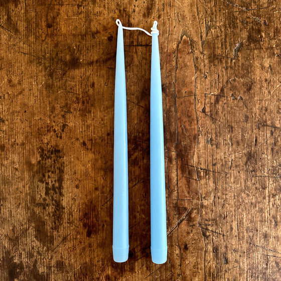Ice Blue Everyday Taper Candles