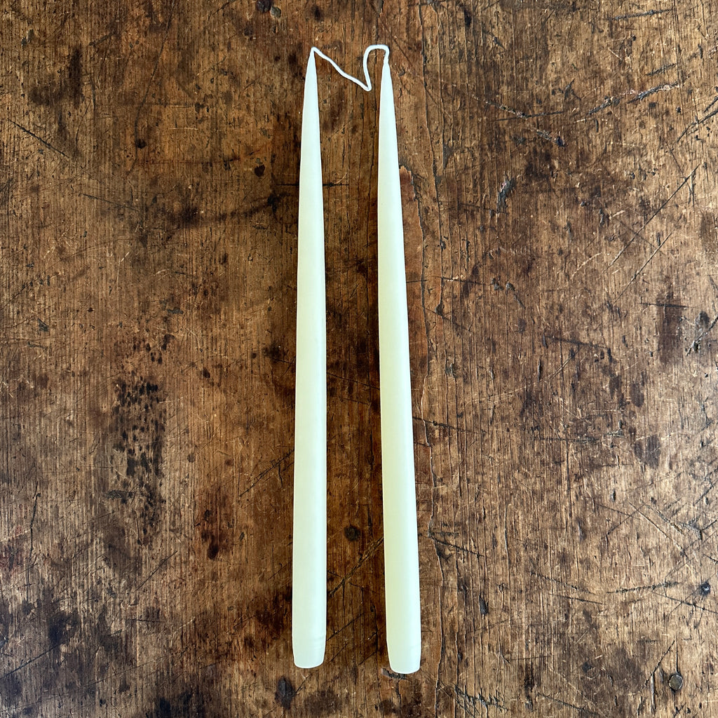 Ivory 17" Taper Candles