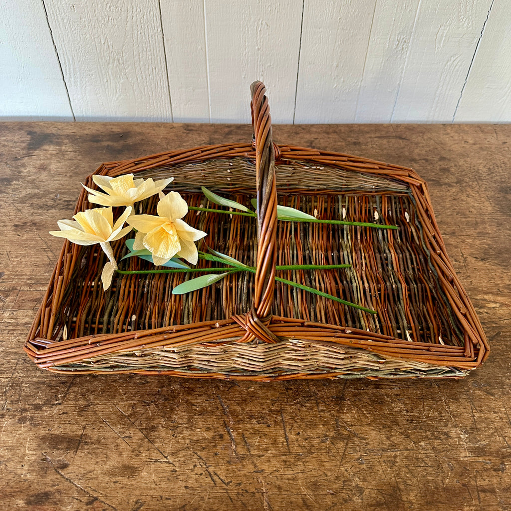 Large Willow Flower Basket