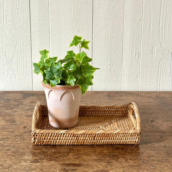 Rattan Desk Tray - Honey Brown