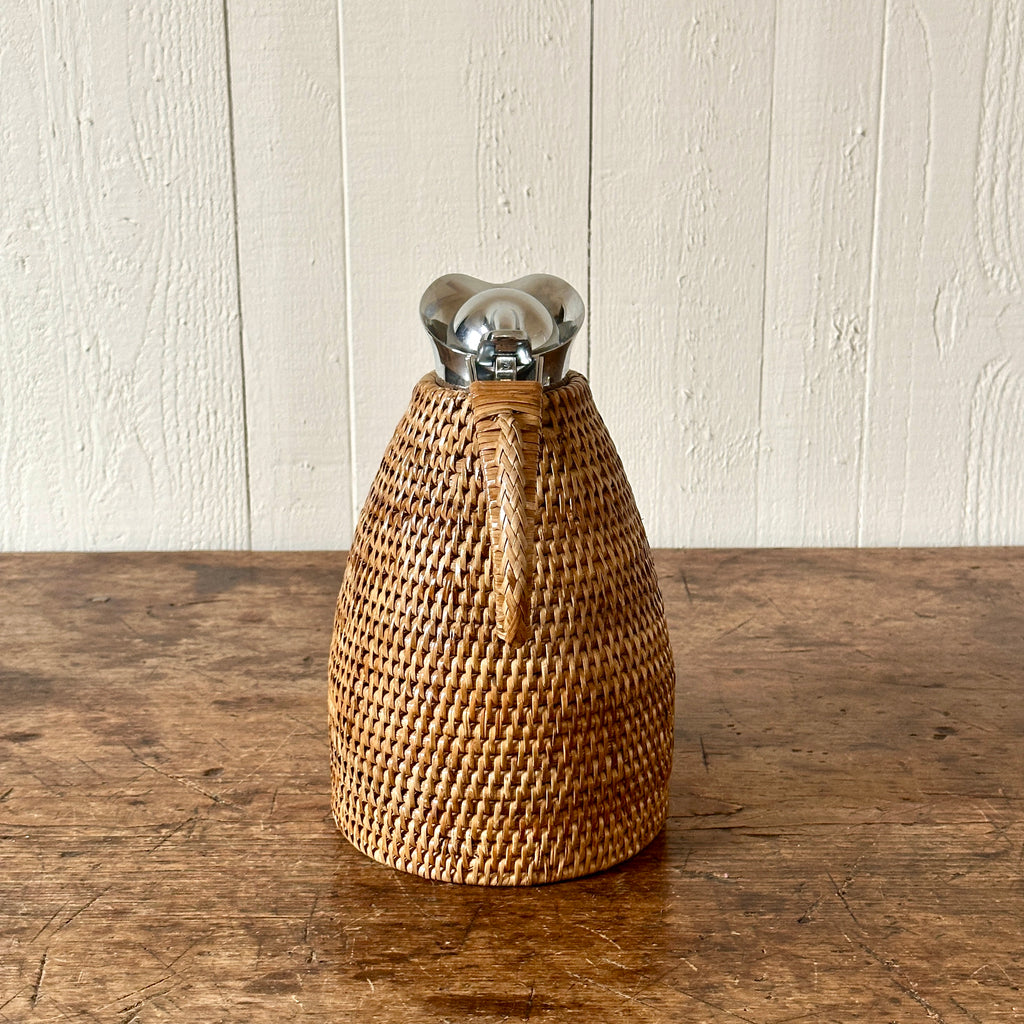 Rattan Wrapped Thermos