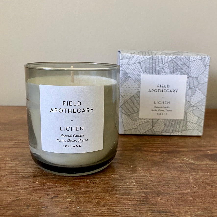 Lichen Candle from Field Apothecary