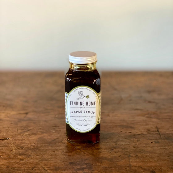 Organic Maple Syrup - 8 ounces Grade A - Dark Robust