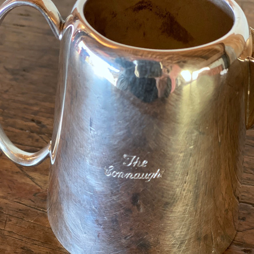 Antique Hotel Silver Creamer from The Connaught