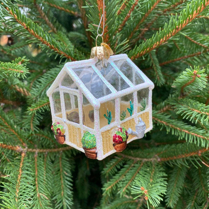 Greenhouse Christmas Tree Ornament