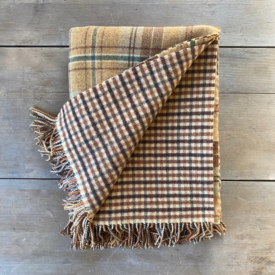 Heritage Findhorn Double Face Lambswool Throw