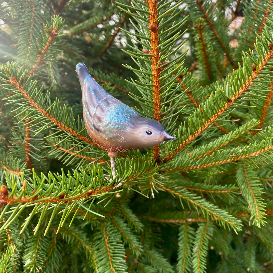 Nuthatch Christmas Tree Ornament