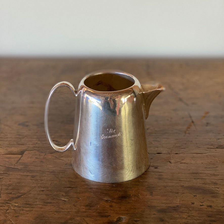 Antique Hotel Silver Creamer from The Connaught