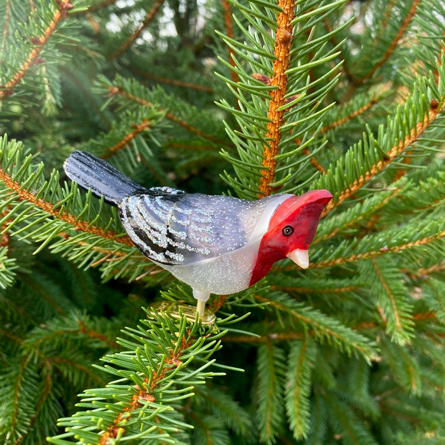 Red-Crested Cardinal Tree Ornament