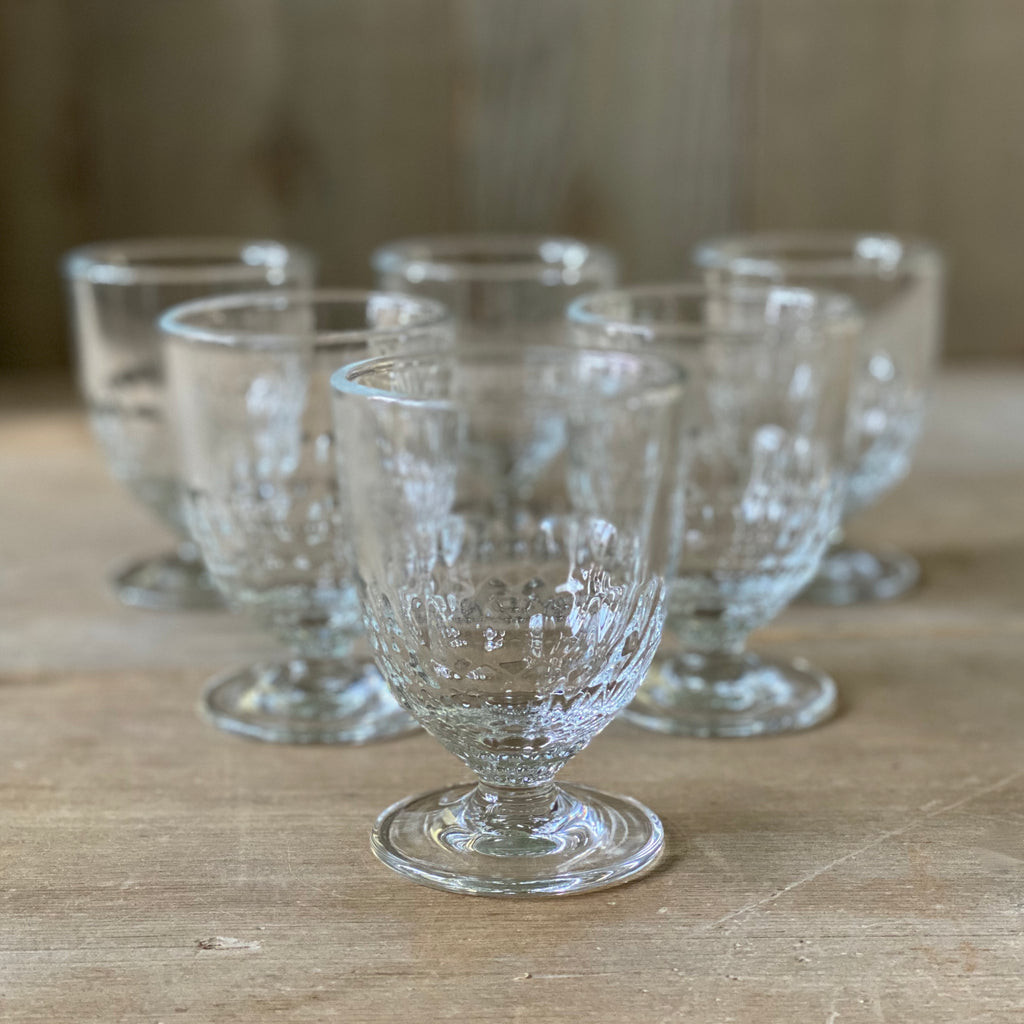 French Honeycomb Wine Glass - Set of Six