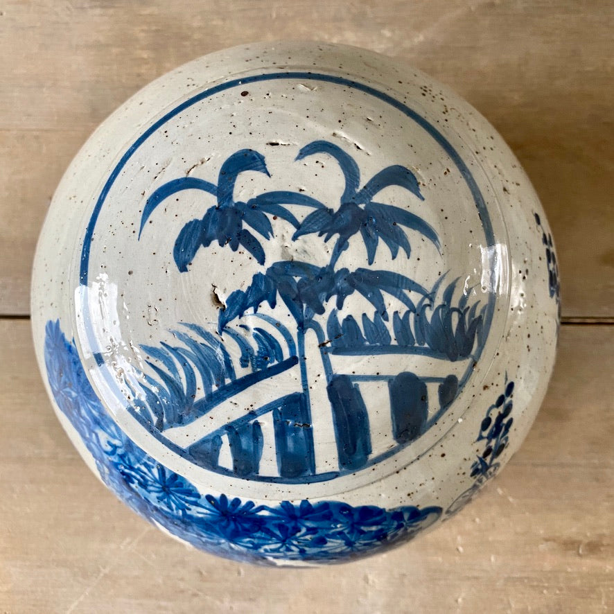 Chinese Porcelain Large Jar with Tree