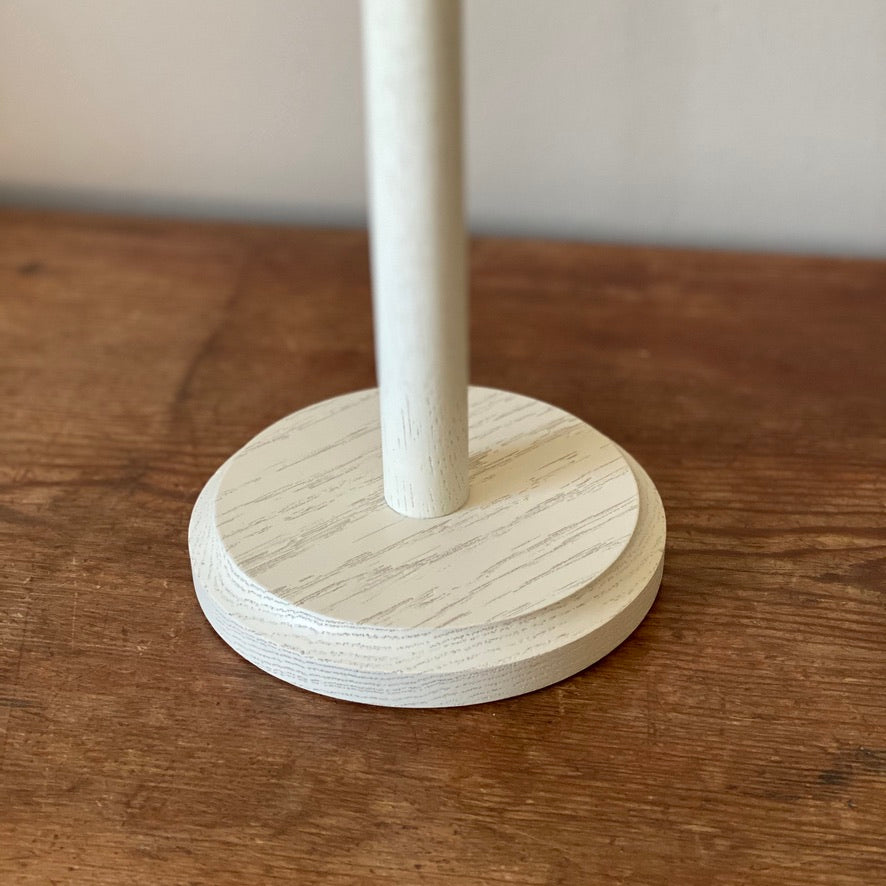 Painted English Oak Paper Towel Stand