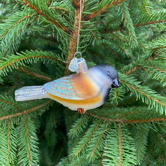 Chickadee Christmas Tree Ornament