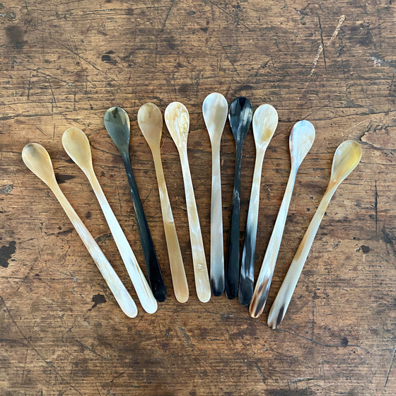 Horn French Mustard Spoon