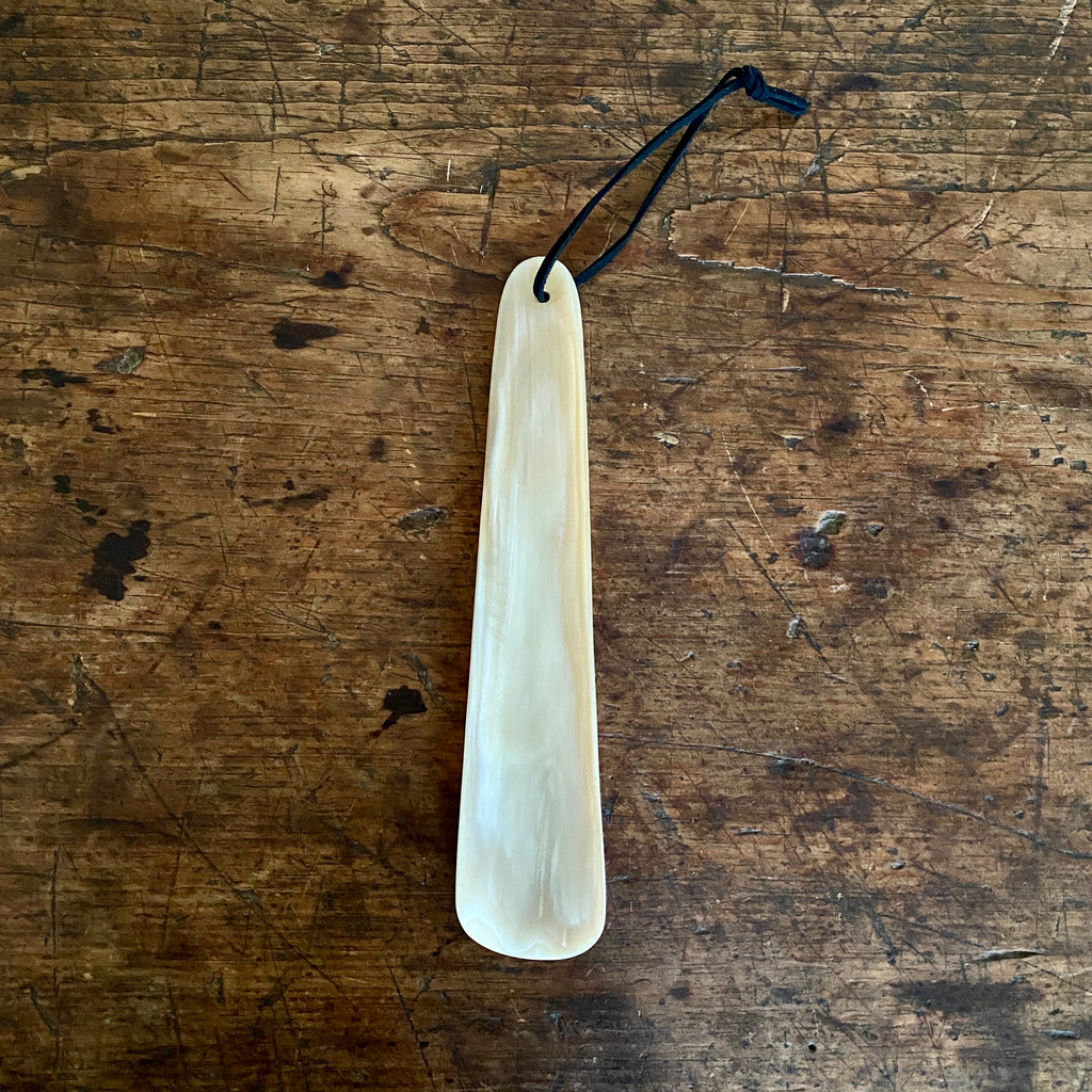 8-Inch Shoehorn with Leather Loop