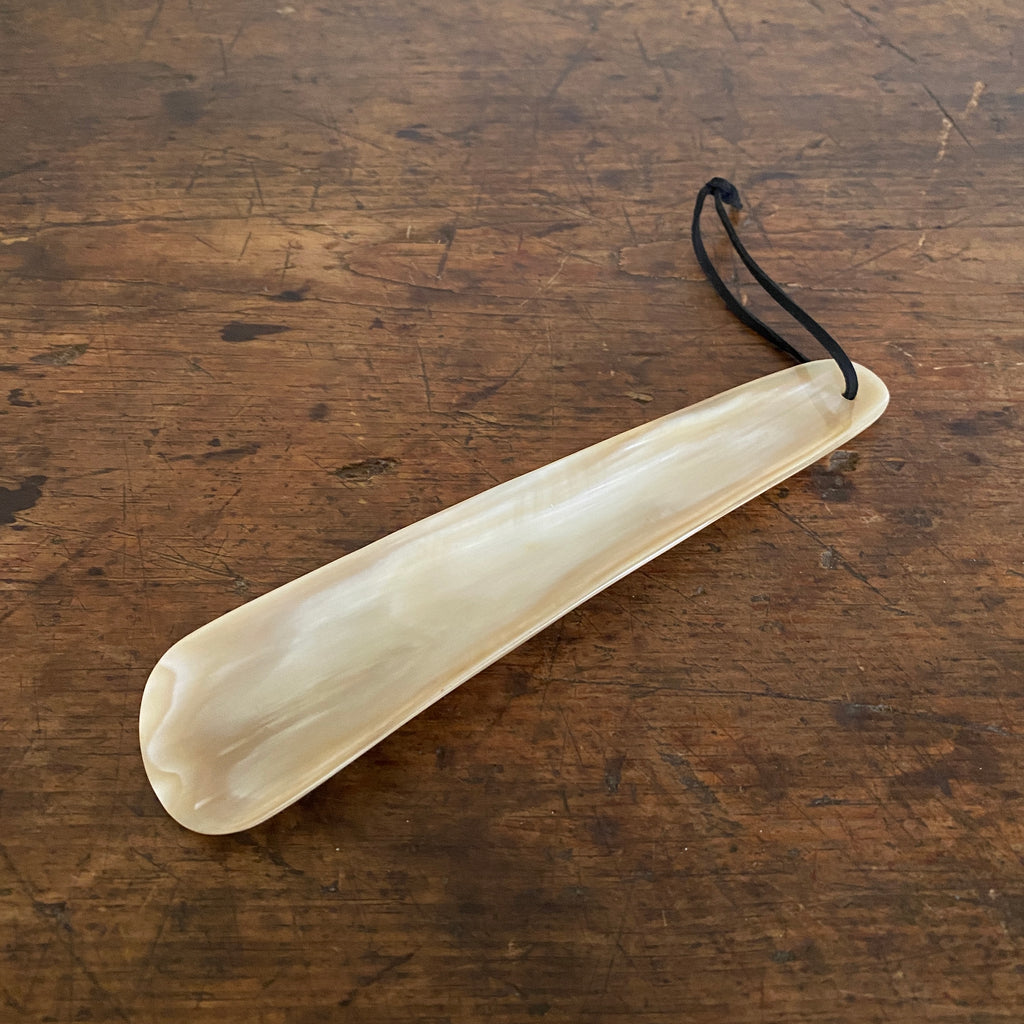 8-Inch Shoehorn with Leather Loop