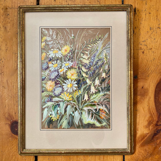 French Wildflower Painting