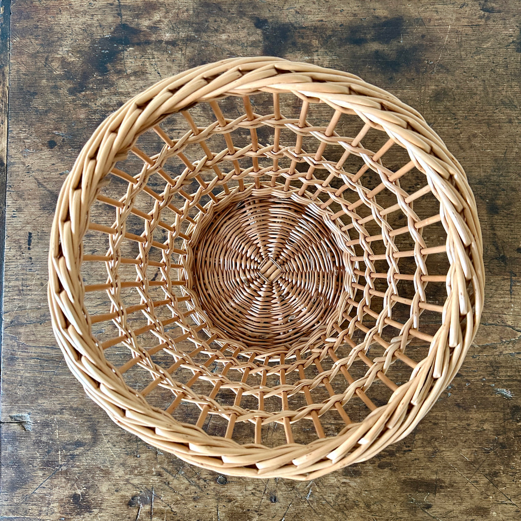 Fitched Scottish Willow Waste Basket