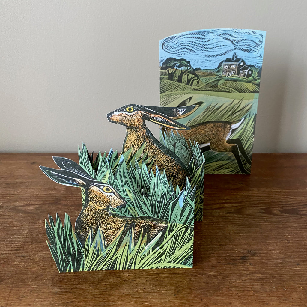 Hares and Open Fields - Angela Harding